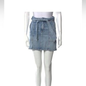 Jonathan Simkai distressed denim skirt